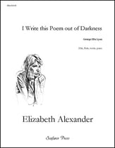 I Write This Poem Out of Darkness SSA choral sheet music cover